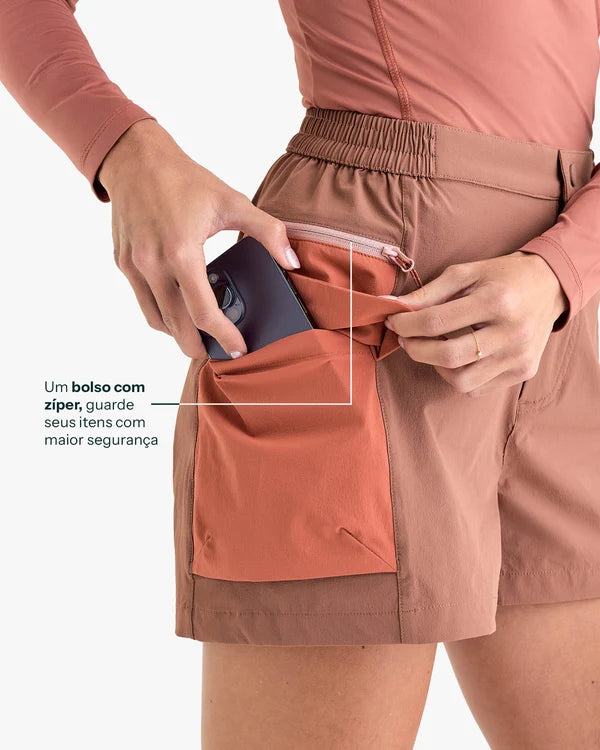 SHORTS CARGO GALAPAGOS RAVEN FEMININO