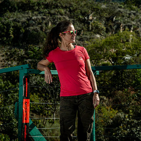 CAMISETA RUNNING BASIC FEM. ROSA