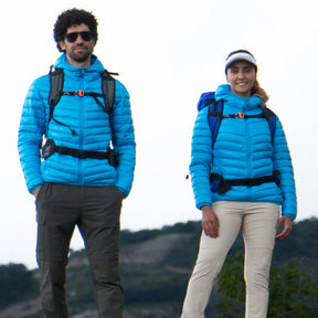 JAQUETA PUFFER PATAGONIA SINTETICA FEMININA CIANO