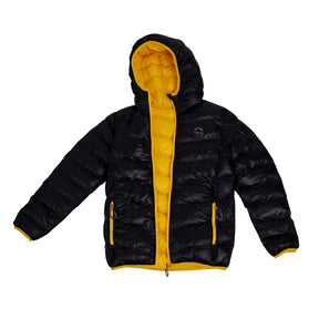 JAQUETA PUFFER DOUBLE PATAGONIA SINTETICA MASCULINO PRETO/AMARELO