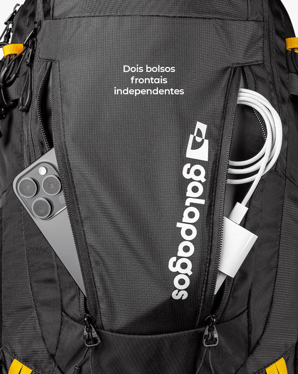 Mochila Ataque Galapagos Vórtex Preto 35 L