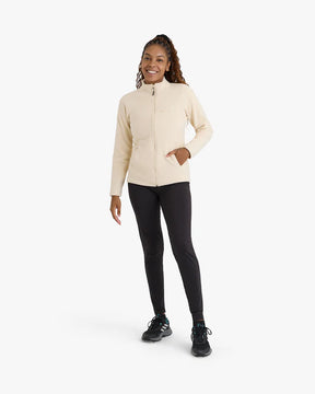 Jaqueta Fleece Galapagos Kathmandu Feminino Marfim