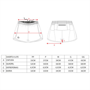 SHORTS MARATONA X LITE FEMININO