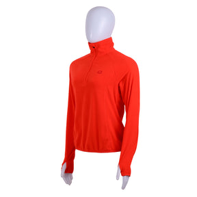 JAQUETA FLEECE CHAMONIX 1/2 ZIPER XLITE FEMININA LARANJA ESCURO