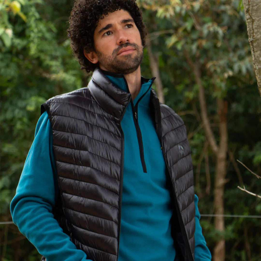 COLETE PUFFA PATAGONIA SINTETICA MASCULINO  PRETO