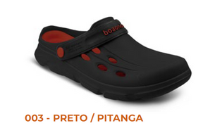 CALÇADO CONFORTO ADVENTURE MASCULINO- PRETO/PITANGA