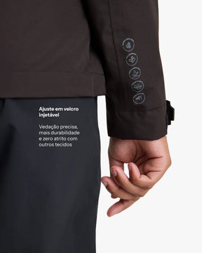 Jaqueta Impermeável Galapagos Darwin Heat Feminina Preto