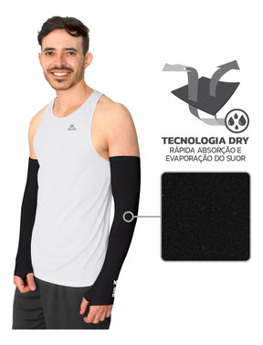 MANGUITO LONGO ELASTICO BASIC FPS + PRETO