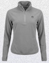 JAQUETA FLEECE CHAMONIX 1/2 ZIPER XLITE CINZA FEMININO KAILASH