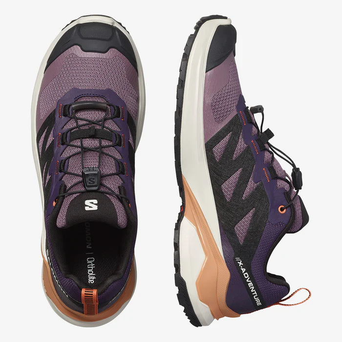 TENIS X-ADVENTURE FEMININO ROXO/BEGE/BRANCO