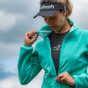 JAQUETA FLEECE TEDDY FEMININA AZUL TIFFANY