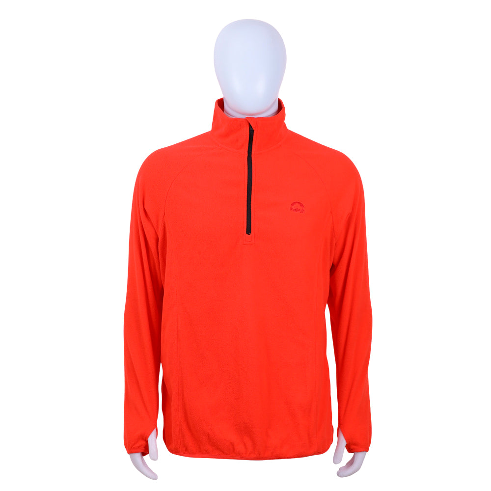 JAQUETA FLEECE CHAMONIX 1/2 ZIPER XLITE MASCULINA LARANJA ESCURO