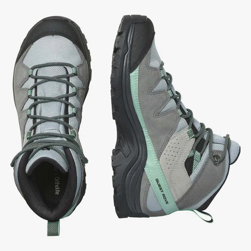BOTA QUEST ROVE GTX FEMININA VERDE/CINZA