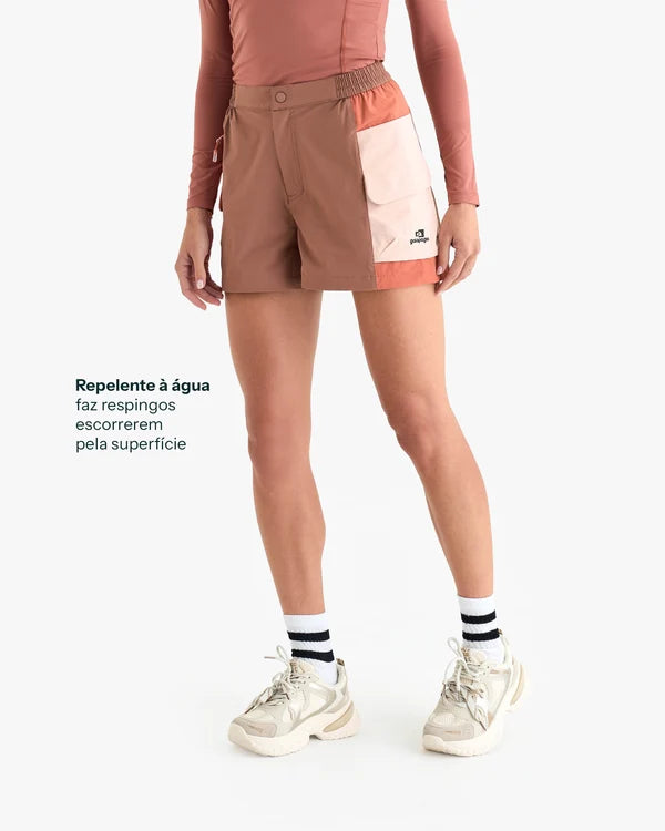 SHORTS CARGO GALAPAGOS RAVEN FEMININO