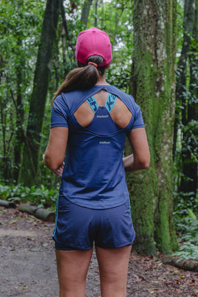CAMISETA RUNNING PRO WMNS KAILASH FEMININO AZUL MARINHO