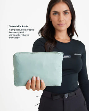 Jaqueta Impermeável Galapagos Darwin Heat Feminino Verde