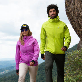 JAQUETA SOFTSHELL COM CAPUZ ASPEN MASCULINO VERDE LIMAO