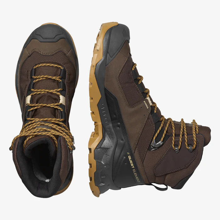 BOTA QUEST ELEMENT GTX MASCULINA MARROM/PRETO