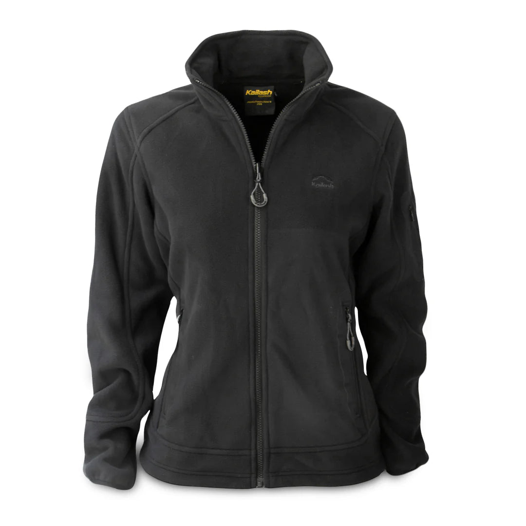 JAQUETA FLEECE LHOTSE FEMININA PRETA