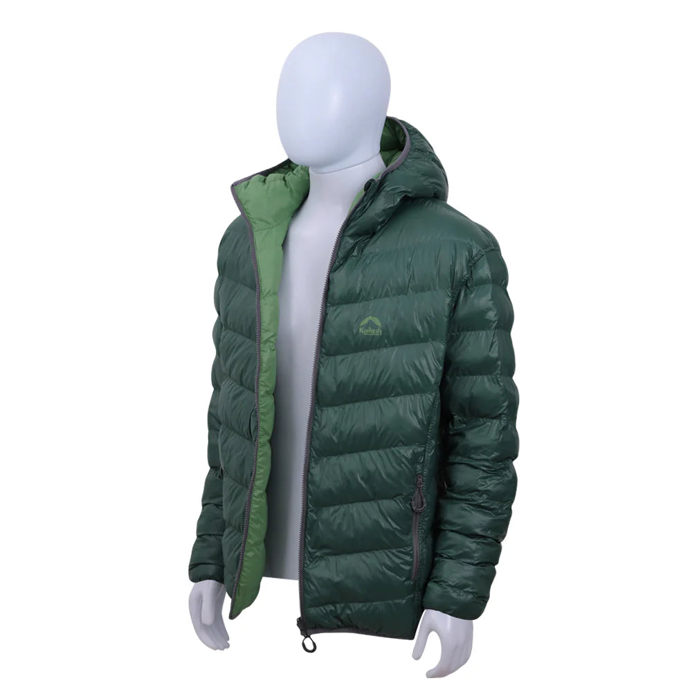 JAQUETA PUFFER DOUBLE PATAGONIA SINTETICA MASCULINO VERDE ESCURO/VERDE