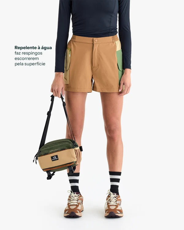 SHORTS CARGO GALAPAGOS RAVEN FEMININO