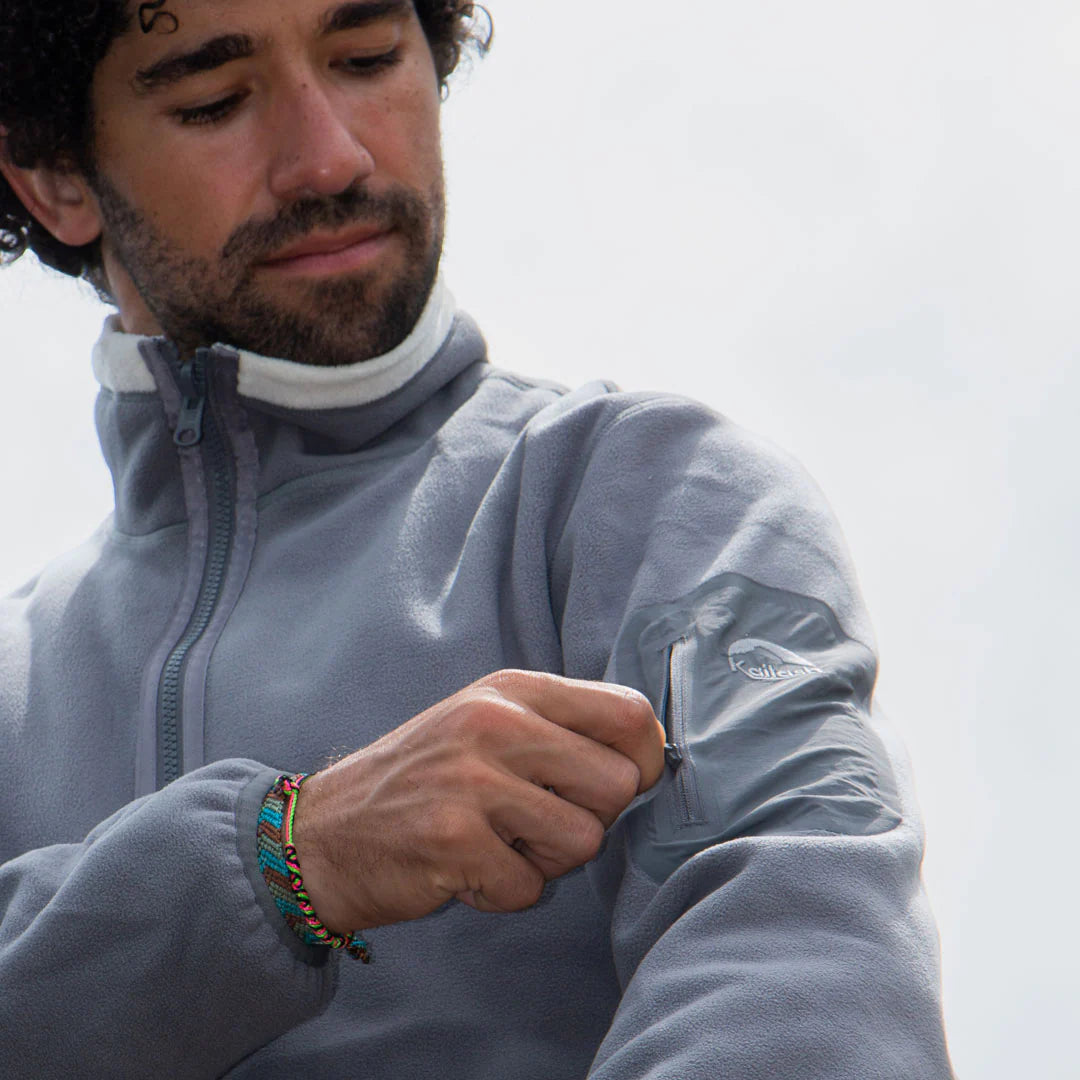 JAQUETA FLEECE TEDDY MASC. OFF/CHUMBO