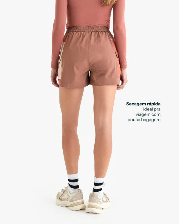 SHORTS CARGO GALAPAGOS RAVEN FEMININO