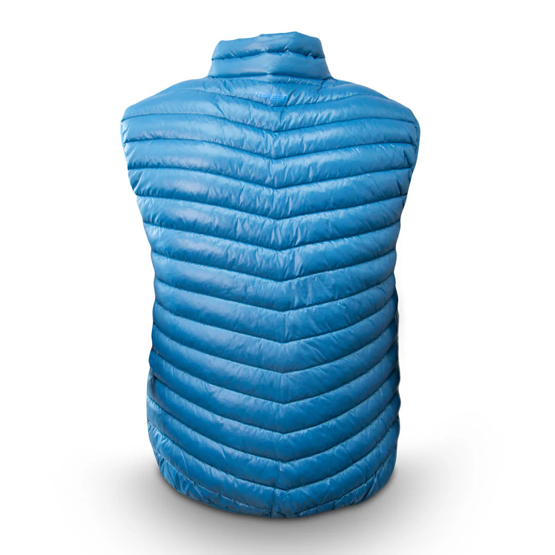 COLETE PUFFA PATAGONIA SINTETICA MASCULINA  AZUL CIANO