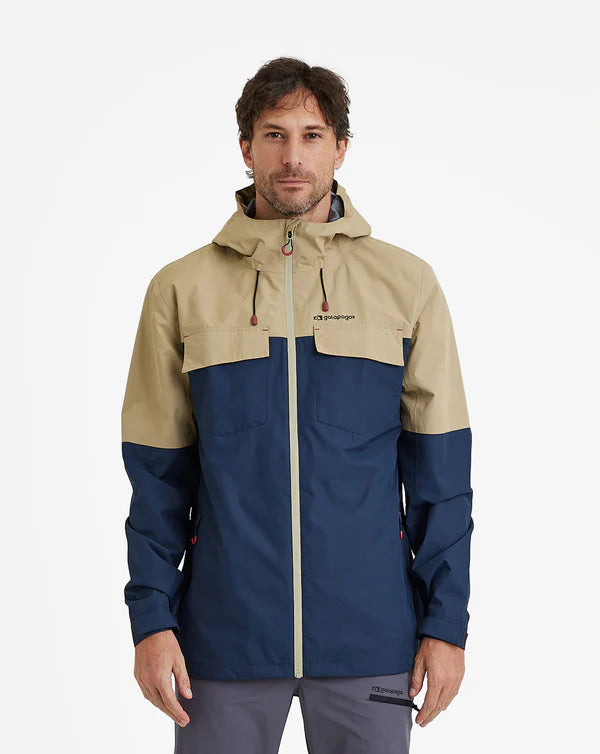 Jaqueta Impermeável Galapagos Darwin Heat Masculino Azul Marinho