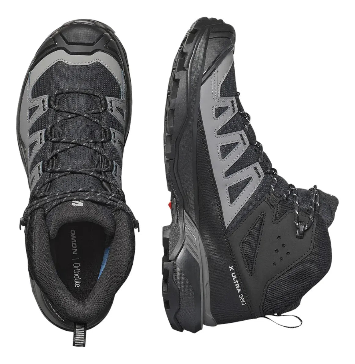 BOTA X ULTRA 360 MID GTX MASCULINO PRETO/CINZA