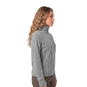JAQUETA FLEECE CHAMONIX 1/2 ZIPER XLITE CINZA FEMININO KAILASH