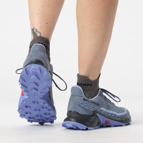 TENIS ALPHACROSS 5 FEMININO CINZA/AZUL