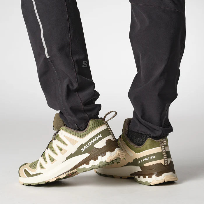 TENIS XA PRO 3D V9 MASCULINO VERDE/CINZA/MARROM