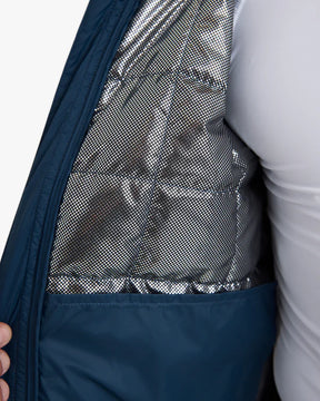 Jaqueta Puffer Galapagos Ibex Thermolite Heat Masculino Azul Marinho