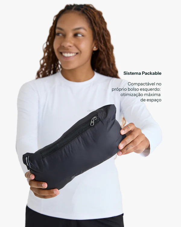 Jaqueta Puffer Galapagos Ibex Thermolite Heat Feminino Preto