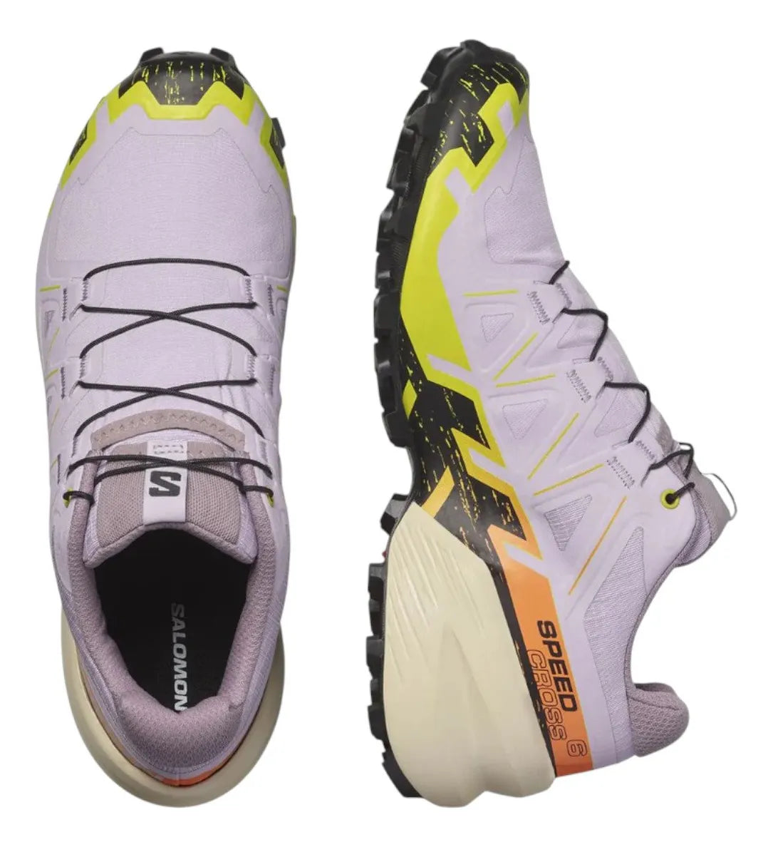 TENIS SPEEDCROSS 6 FEMININO CINZA/AMARELO