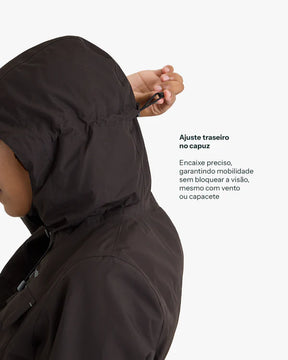 Jaqueta Impermeável Galapagos Darwin Heat Feminina Preto