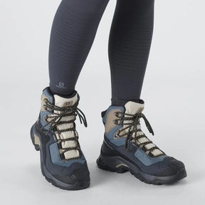 BOTA QUEST ELEMENT GTX FEMININA PRETO/MUSGO/CINZA