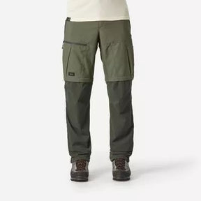 CALÇA MODULAR MASCULINA TRILHA TREKKING MT 500 ZIP OFF VERDE