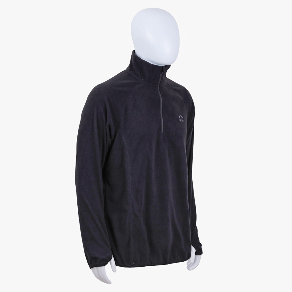 CASACO FLEECE 1/2 ZIPER MASCULINO PRETO