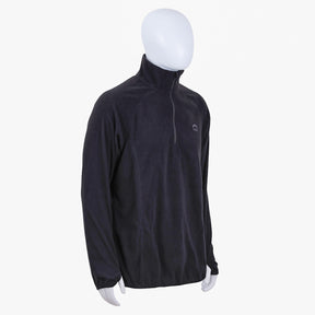 CASACO FLEECE 1/2 ZIPER MASCULINO PRETO