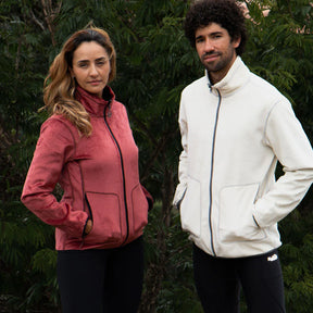 JAQUETA FLEECE TEDDY MASC. OFF/CHUMBO