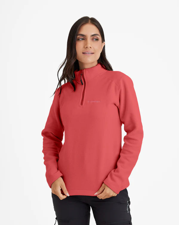 Blusão Fleece Galapagos Makalu 2.0 Feminina Goiaba