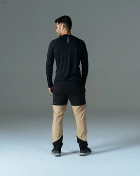 Calça Técnica Galapagos Hiker Masculino Preto com Caqui