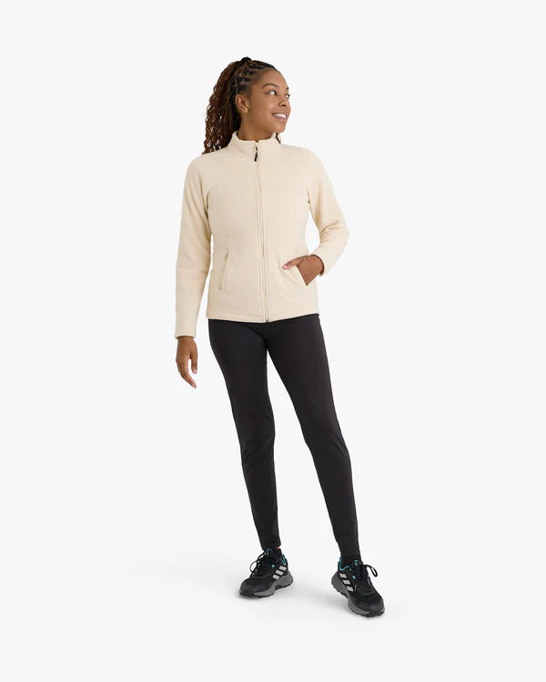 Jaqueta Fleece Galapagos Kathmandu Feminino Marfim