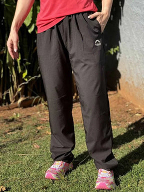 CALÇA CORTA VENTO ELASTIC FEMININO PRETO