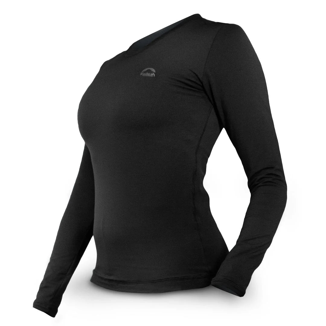 CAMISETA SEGUNDA PELE WARM FEMININO PRETO