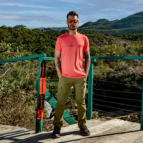 CAMISETA RUNNING BASIC MASCULINO LARANJA