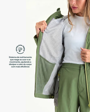 JAQUETA IMPERMEÁVEL GALAPAGOS DARWIN LIGHT FREEZE FEMININO