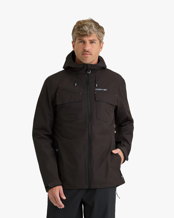 Jaqueta Impermeável Galapagos Darwin Heat Masculino Preto